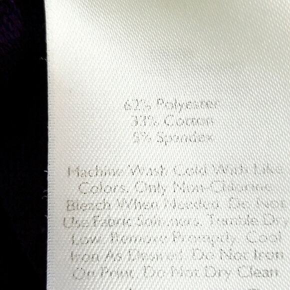 Eddie Bauer purple floral short sleeve hoodie XLT - Picture 11 of 12